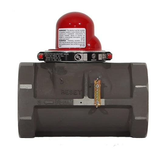 Automatic Seismic Earthquake Gas Shut Off Valve PSP (Formerly Koso) - 318 2-1/2" Horizontal