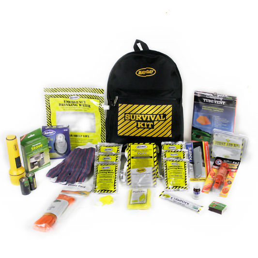 Deluxe - 1 Person - Earthquake Survival Back Pack Kit - KEX1