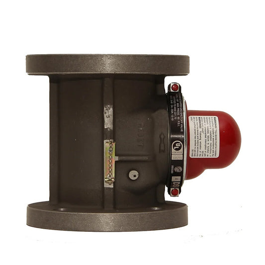 Automatic Seismic Earthquake Gas Shut Off Valve PSP - VB316F 4" Flanged Vertical Bottom Inlet