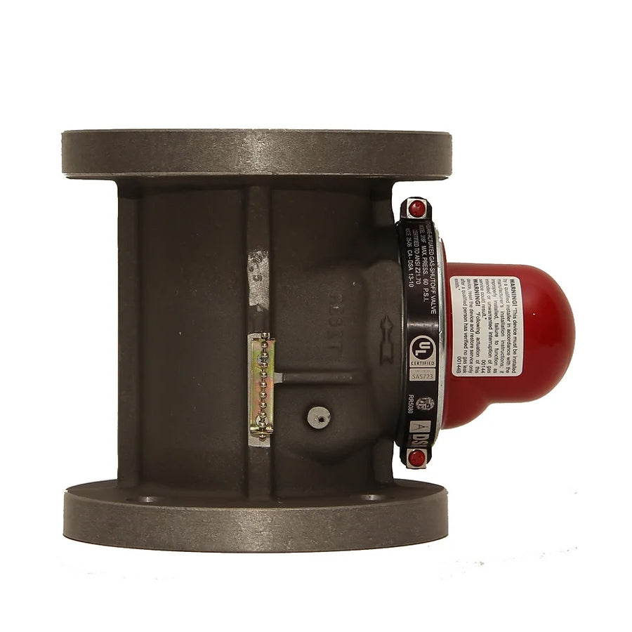 Automatic Seismic Earthquake Gas Shut Off Valve PSP (Formerly Koso) - VB317F 6" Flanged Vertical Bottom Inlet