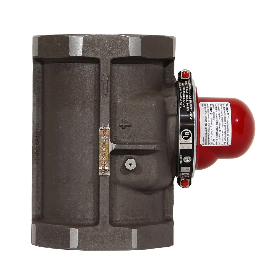 Automatic Seismic Earthquake Gas Shut Off Valve PSP (Formerly Koso) - VB316 4" Vertical Bottom Inlet