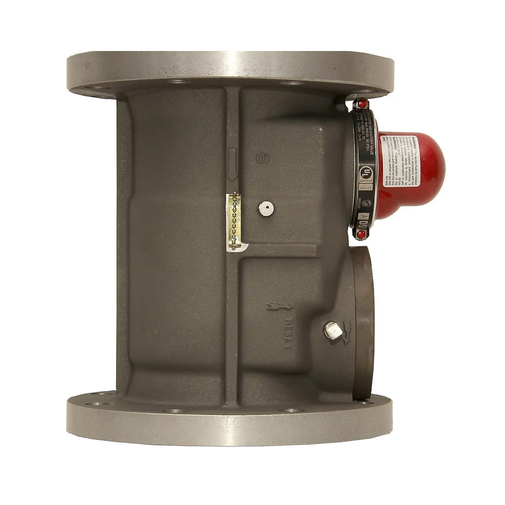 Automatic Seismic Earthquake Gas Shut Off Valve PSP - VT317F 6" Flanged Vertical Top Inlet