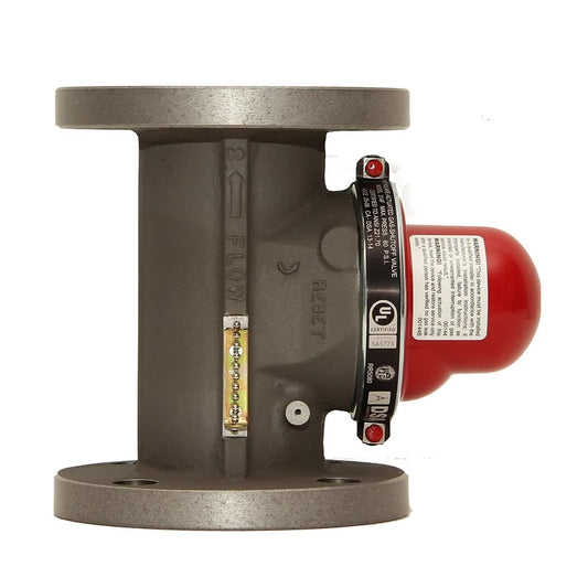 Automatic Seismic Earthquake Gas Shut Off Valve PSP - VB314F 2" Flanged Vertical Bottom Inlet