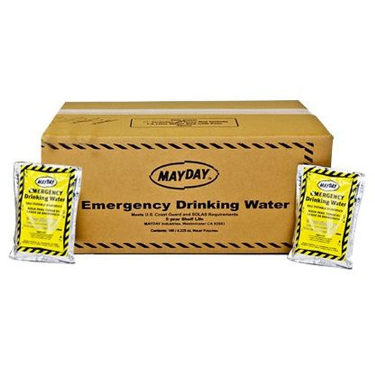 Case of 100 Mayday Pouch Water - WA44CS